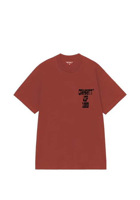 s/s blocks t-shirt man red CARHARTT WIP | I0362313IX.XX